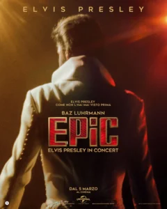 Il poster del documentario EPiC: Elvis Presley in Concert.