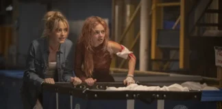 Samara Weaving nel film Finché morte non ci separi 2.
