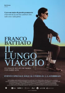 Il poster del film Franco Battiato. Il Lungo viaggio.