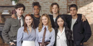 In foto il cast del film Prime Video Love Me Love Me.