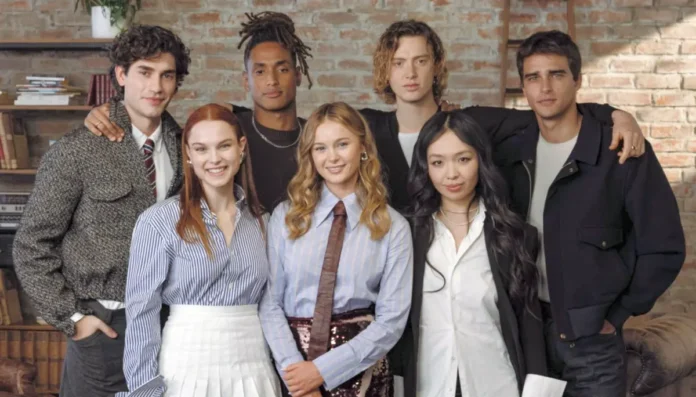 In foto il cast del film Prime Video Love Me Love Me.