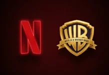 Una immagine che mostra il logo Netflix e quelli di Warner Bros.