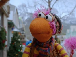 Una scena del programma Apple TV Nevica a Fraggle Rock.