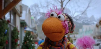 Una scena del programma Apple TV Nevica a Fraggle Rock.