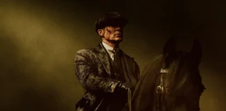 Il poster del film Netflix Peaky Blinders: The Immortal Man.