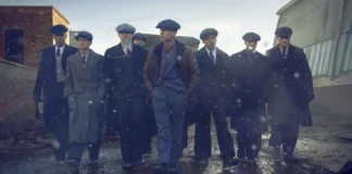 In foto i protagonisti del film Netflix Peaky Blinders: The Immortal Man.