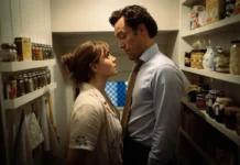 Alex Hassell nella stagione 2 della serie Rivals.