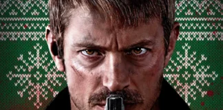 Joel Kinnaman nel film Silent Night - Il silenzio della vendetta.