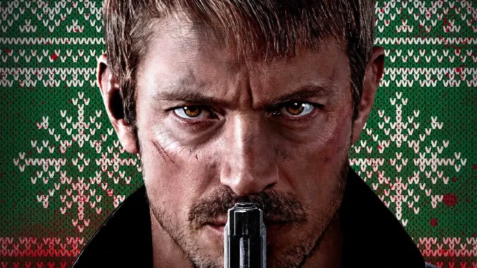Joel Kinnaman nel film Silent Night - Il silenzio della vendetta.