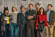 I protagonisti della serie Sky The Paper.