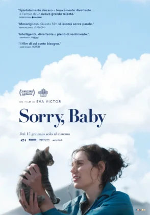 Il poster del film Sorry, Baby.