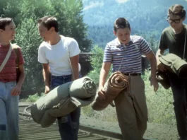 Una scena tratta dal film Stand by Me.