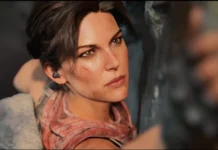 In foto Lara Crof nel videogioco Tomb Raider: Catalyst.