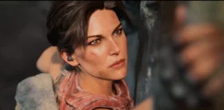 In foto Lara Crof nel videogioco Tomb Raider: Catalyst.