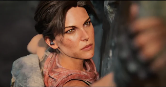 In foto Lara Crof nel videogioco Tomb Raider: Catalyst.