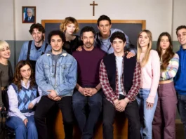 I protagonisti della serie Rai Un Professore.