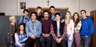I protagonisti della serie Rai Un Professore.