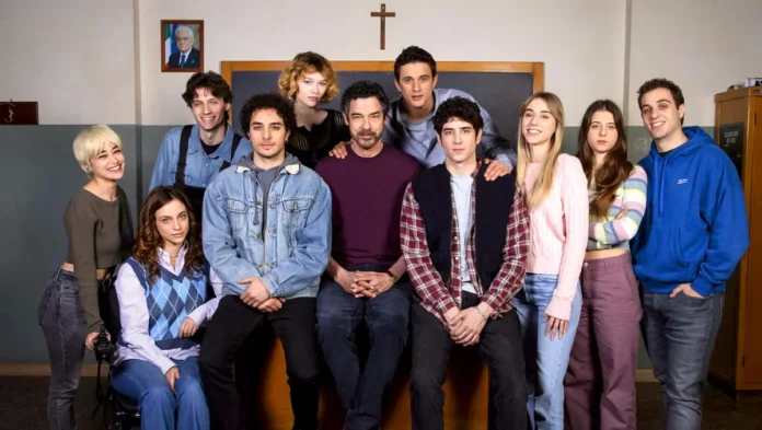 I protagonisti della serie Rai Un Professore.