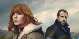Kelly Reilly e Rafe Spall nella serie Under Salt Marsh.