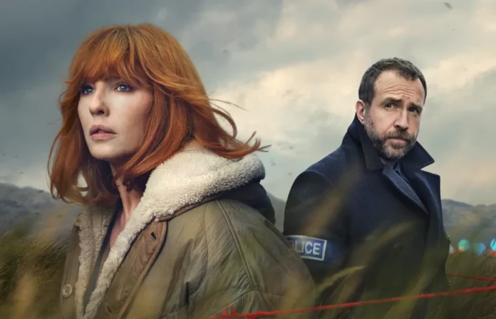 Kelly Reilly e Rafe Spall nella serie Under Salt Marsh.