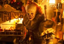 Bill Skarsgård nella puntata finale di It: Welcome to Derry.