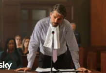 Luca Argentero nella serie Sky Avvocato Ligas.