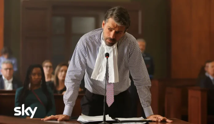 Luca Argentero nella serie Sky Avvocato Ligas.