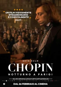 Il poster del film Chopin, Notturno a Parigi.