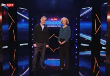 Emilio Cozzi e Marta Meli nella tramsissione Countdown - Dallo Spazio alla Terra.