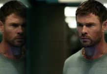 Chris Hemsworth nel film Crime 101 - La Strada del Crimine.