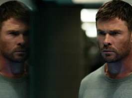 Chris Hemsworth nel film Crime 101 - La Strada del Crimine.