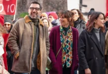 Edoardo Leo e Claudia Pandolfi nel film 2 cuori e 2 capanne.