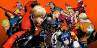 Il poster del picchiaduro Fatal Fury: City of the Wolves.