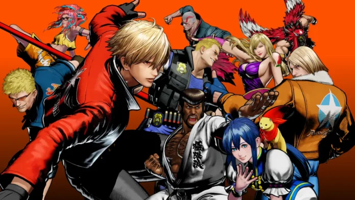 Il poster del picchiaduro Fatal Fury: City of the Wolves.