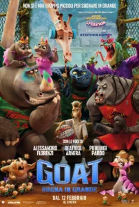 Il poster del film GOAT: Sogna in grande.