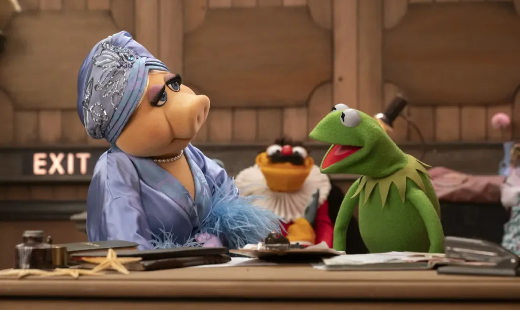 Una scena dal programma Muppet Show.