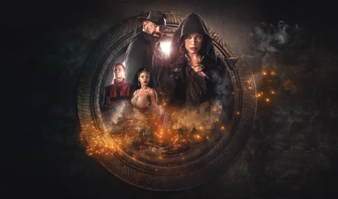 In foto i protagonisti del film In the Lost Lands.