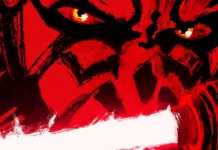 Una immagine del teaser poster della serie Star Wars: Maul – Shadow Lord.