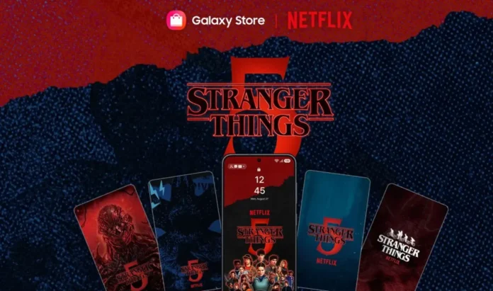 I nuovi sfondi Stranger Things da scaricare su Galaxy Store.