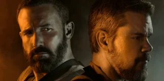 Matt Damon e Ben Affleck nel film The Rip – Soldi Sporchi.