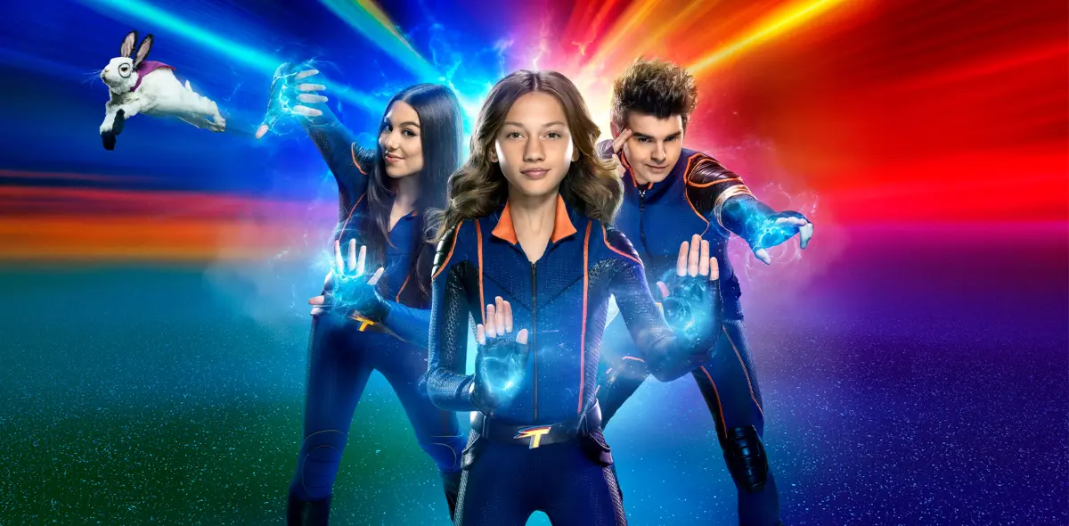 Il poster della serie I Thunderman in missione.