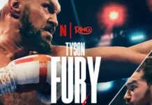 La locandina del match di boxe Fury vs Makhmudov.