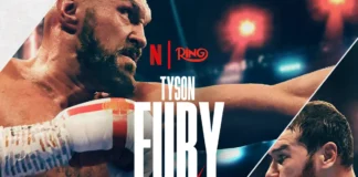 La locandina del match di boxe Fury vs Makhmudov.