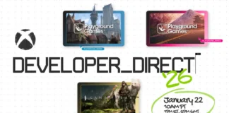 L?immagine dell'evento Xbox Developer_Direct di gennaio 2026.