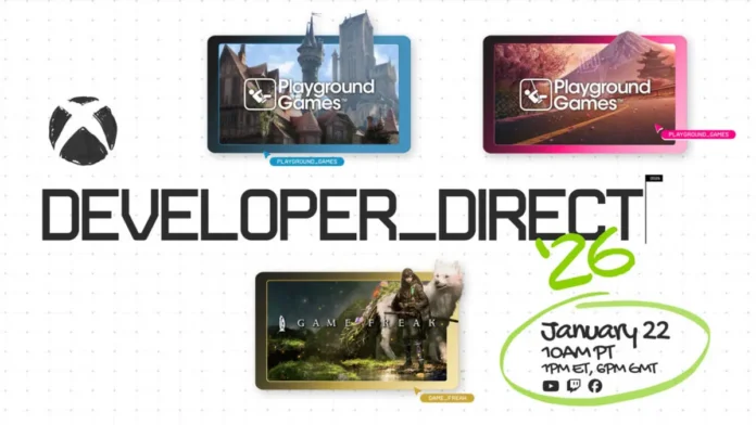 L?immagine dell'evento Xbox Developer_Direct di gennaio 2026.