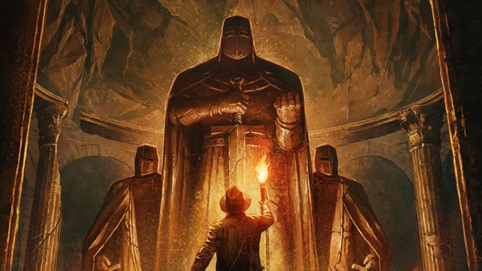Il poster del DLC Indiana Jones and the Great Circle: The Order of Giants.