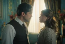 Alfonso Herrera e Nicole Wallace nella serie La casa degli spiriti.