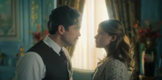 Alfonso Herrera e Nicole Wallace nella serie La casa degli spiriti.