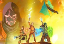 La locandina della serie animata Dragonero – I Paladini.