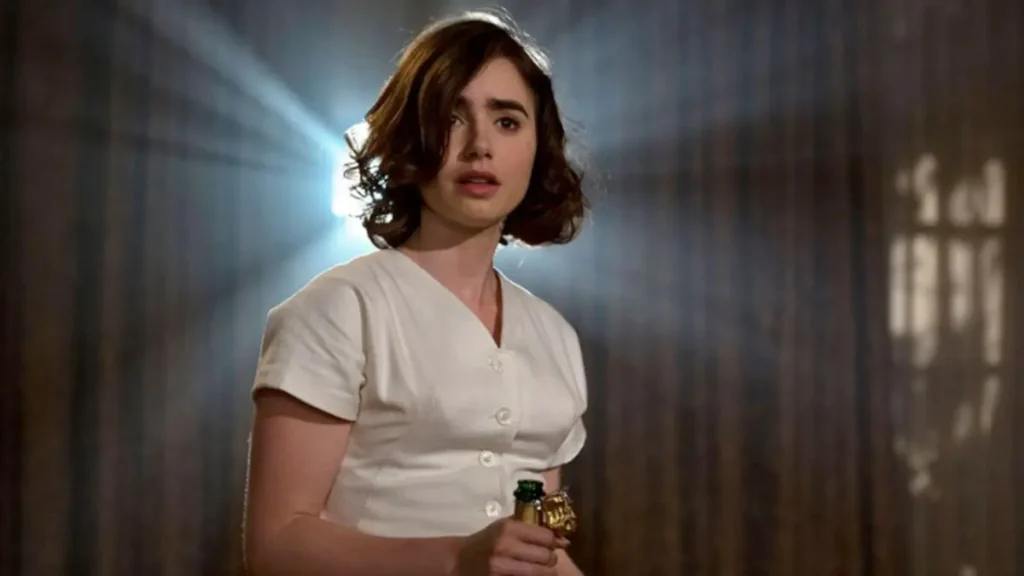 Lily Collins nel film L'eccezione alla regola.